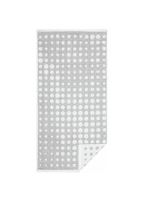 Handtücher »DOT« Double Face mit Punkten, reine Baumwolle , grau , Egeria , Obermaterial: 100% Baumwolle