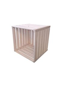 Regal »Holzharasse 35 x 35 x 32 cm« , weiss , Holz Zollhaus