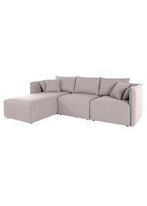 Ecksofa »Nöre L-Form« 3 Teile, in vielen Bezugsqualitäten und Farben. Modulteile s. "Nöre" , grau , Andas