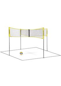 Crossnet distributed by Hammer , Volleyballnetz »Crossnet Schwarz/Gelb« , gelb