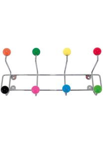 Present Time, Garderobenleiste &raquo;Saturnus 8 H&auml;nger&laquo;, bunt, Metall, B/H/T: 34 cm x 15 cm x 14 cm