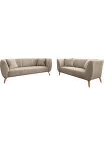 Polstergarnitur »Colori« Set, 3-Sitzer und 2-Sitzer, 2 Stk. tlg. auch als Loveseat erhältlich , beige , Inosign