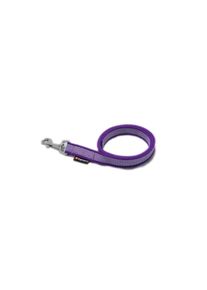 Ackerman Hundeleine &raquo;gummiert 6 m / 20 mm mit Handschlaufe&laquo;, violett, Polyester, L/B: 6 m x 2 cm