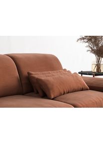 Sit & More Sit & More, sit&more Sofakissen &raquo;Cabana&laquo; wahlweise 2er- oder 3er-Nierenkissen-Set, kupfer, 95% Polyester 5% Polyamid, B/H/T: 65 cm x 25 cm x 10 cm