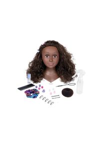 Frisier- & Schminkkopf »afro« , bunt , Smoby