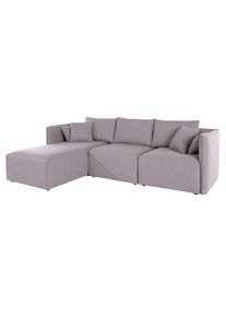 Ecksofa »Nöre L-Form« 3 Teile, in vielen Bezugsqualitäten und Farben. Modulteile s. "Nöre" , grau , Andas