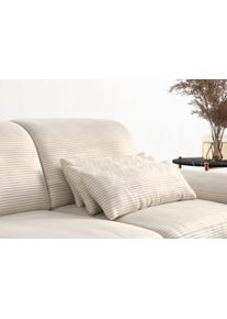 Sit & More Sit & More, sit&more Sofakissen &raquo;Cabana&laquo; wahlweise 2er- oder 3er-Nierenkissen-Set, creme, 100% Polyester, B/H/T: 65 cm x 25 cm x 10 cm