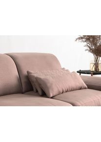 Sit & More Sit & More, sit&more Sofakissen &raquo;Cabana&laquo; wahlweise 2er- oder 3er-Nierenkissen-Set, altrosa, 95% Polyester 5% Polyamid, B/H/T: 65 cm x 25 cm x 10 cm