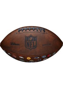 Wilson , Football »NFL Throwback 32 Team Logo« , braun