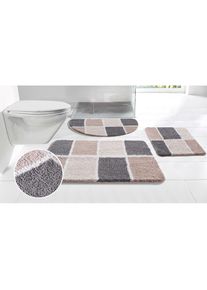 my home, my home Badematte &raquo;Anna mit Kachelmuster, Badvorleger, Badezimmer Teppich, Duschvorleger&laquo; H&ouml;he 20 mm rutschhemmend beschichtet 