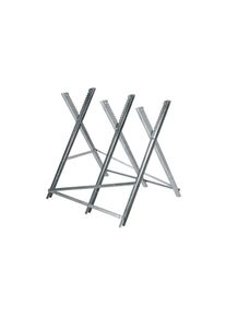 Einhell, S&auml;gebock &raquo;bis 150 kg&laquo; 1 Stk. tlg., silberfarben, Metall, Zahnung verhindert ein Verdrehen des Holzes