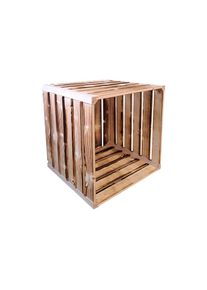 Regal »Holzharasse 35 x 35 x 32 cm« , braun , Holz Zollhaus