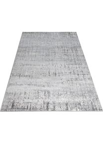 Teppich »Serafine« rechteckig 12 mm Höhe Vintage, dezenter Glanz, Hoch-Tief-Struktur, Schrumpf Carving-Effekt , grau , my home , Obermaterial: 100%...