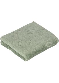 Badetuch »Trentino« all over Logoeinwebung , grün , Bugatti , Obermaterial: 100% Baumwolle