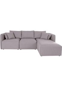 Ecksofa »Nöre L-Form« 3 Teile, in vielen Bezugsqualitäten und Farben. Modulteile s. "Nöre" , grau , Andas
