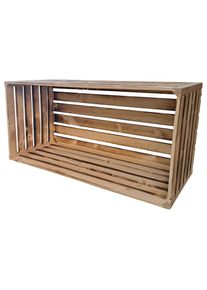 Regal »Holzharasse 35 x 70 x 32 cm« , braun , Holz Zollhaus