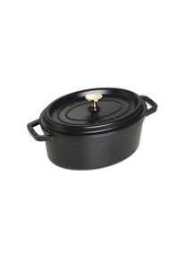 Bräter »Cocotte Schwarz, 23 cm« Eisenguss , schwarz , Staub