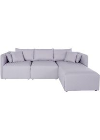 Ecksofa »Nöre L-Form« 3 Teile, in vielen Bezugsqualitäten und Farben. Modulteile s. "Nöre" , grau , Andas