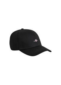 Gant , Baseball Cap »Neutral Unisex High Shield Basecap« mit Logostickerei vorne, 100% Baumwolle, Classic , schwarz