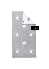 Duschtücher »DAILY SHAPES« , silberfarben , done. , Obermaterial: 100% Baumwolle