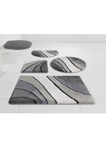 my home, my home Badematte »Josie, Badvorleger, Badezimmer Teppich« Höhe 20 mm rutschhemmend beschichtet fussbodenheizungsgeeignet schnell trocknend 