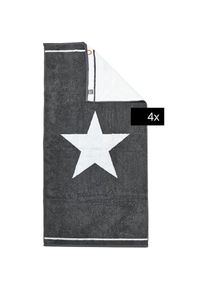 Duschtücher »DAILY SHAPES« , grau , done. , Obermaterial: 100% Baumwolle