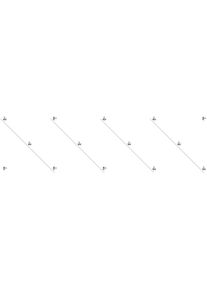 Garderobenleiste »Jacob« 14 Haken & 8 Garderobenleisten, Garderobe , weiss , queence