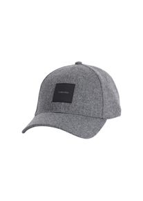 Calvin Klein , Baseball Cap »WOOL BB CAP« mit Logopatch aus Leder, unisex , grau