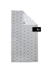 Duschtücher »DAILY SHAPES« , silberfarben , done. , Obermaterial: 100% Baumwolle