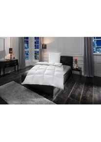 Daunenbettdecke + Federkissen »Emilias« Bettwaren-Set, 135x200 oder 155x220 cm, für Sommer oder Winter , weiss , OBB , Bezug: 100% Baumwolle....