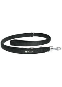 Ackerman Hundeleine &raquo;Mesh verstb.F&uuml;hrleine schwarz M&laquo;, schwarz, Kunststoff, L/B: 2,3 m x 2,5 cm