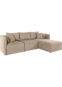 Ecksofa »Nöre L-Form« 3 Teile, in vielen Bezugsqualitäten und Farben. Modulteile s. "Nöre" , beige , Andas