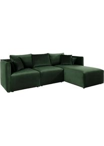 Ecksofa »Nöre L-Form« 3 Teile, in vielen Bezugsqualitäten und Farben. Modulteile s. "Nöre" , grün , Andas
