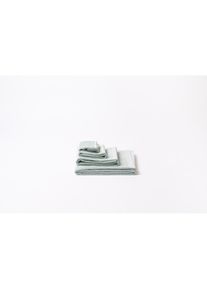 Duschtuch »Garda« Gesäumt , blau , Journey Living , Obermaterial: 73% Baumwolle, 27% Hanf