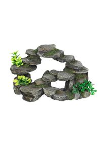 Aquariendeko »Felsbogen« , grau , Nobby