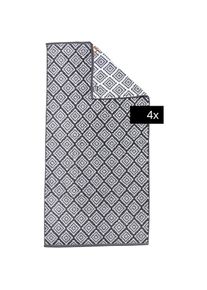 Duschtücher »DAILY SHAPES« , grau , done. , Obermaterial: 100% Baumwolle