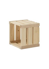 Holzkiste »Holzharasse« , beige , Holz Zollhaus