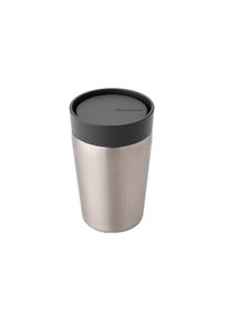 Brabantia, Thermobecher &raquo;Make & Take 200 ml, Dunkelgrau/Silber&laquo;, dunkelgrau, silberfarben, Edelstahl, &Oslash; 8,1 cm x 12,8 cm