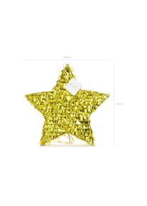 Girlande »Pinata Stern, 44.5 x 42.5« , goldfarben , partydeco
