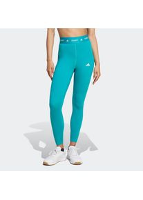 adidas Performance, Unisex, adidas Performance Trainingstights &raquo;TF 7/8 L&laquo;, pure teal, S, N-Gr, Diese 7/8-Leggings mit hohem Bund sind teilweise aus 