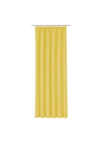 Vorhang »Trondheim 328 g/m²« Kräuselband 1 Stk. tlg. , gelb , WIRTH , Obermaterial: 100% Polyacryl