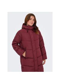 Only, Unisex, Only Steppmantel »ONLMAGGI LIFE LONG PUFFER CC OTW«, cabernet, M, Steppmantel von Only