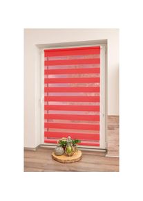 Doppelrollo »Maringa Klemmfix« Lichtschutz ohne Bohren in verschiedenen Grössen und 11 Farben erhältlich , rot , K-home , Obermaterial: 100% Polyester