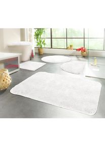 Kinzler, Kinzler Badematte &raquo;Chaozhou&laquo; H&ouml;he 20 mm rutschhemmend beschichtet fussbodenheizungsgeeignet Badteppich, Uni Farben, weich, als rechteckig, 