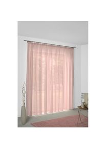 Vorhang »Sunday« Multifunktionsband 1 Stk. tlg. , rosa , WIRTH , Obermaterial: 82% Polyester, 18% Baumwolle