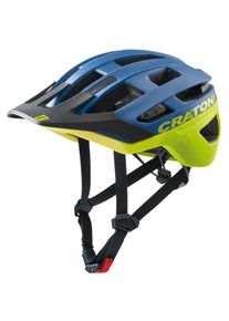 Cratoni, Fahrradhelm &raquo;AllRace&laquo;, blau, gelb matt, 52/57 Kopfumfang: 52cm - 57cm, Fahrradhelm