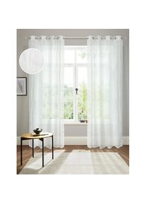 Andas, Andas Gardine &raquo;Tursik&laquo; &Ouml;sen 1 Stk. tlg. Blickdicht, Leinenlook, Polyester, wei&szlig;, Leinenstruktur, Polyester