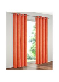 WIRTH, Vorhang &raquo;Trondheim 234 g/m&sup2;&laquo; &Ouml;sen 1 Stk. tlg., terra, Chenille, Polyacryl