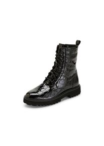 Sioux - Schnür-Stiefelette Amandira, schwarz, Gr. 38, Wechselfußbett, Leder