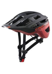 Cratoni, Fahrradhelm &raquo;AllRace&laquo;, schwarz, rot matt, 52/57 Kopfumfang: 52cm - 57cm, Fahrradhelm